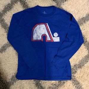 Fanatics Quebec Nordiques LS Tshirt. Men’s Med.